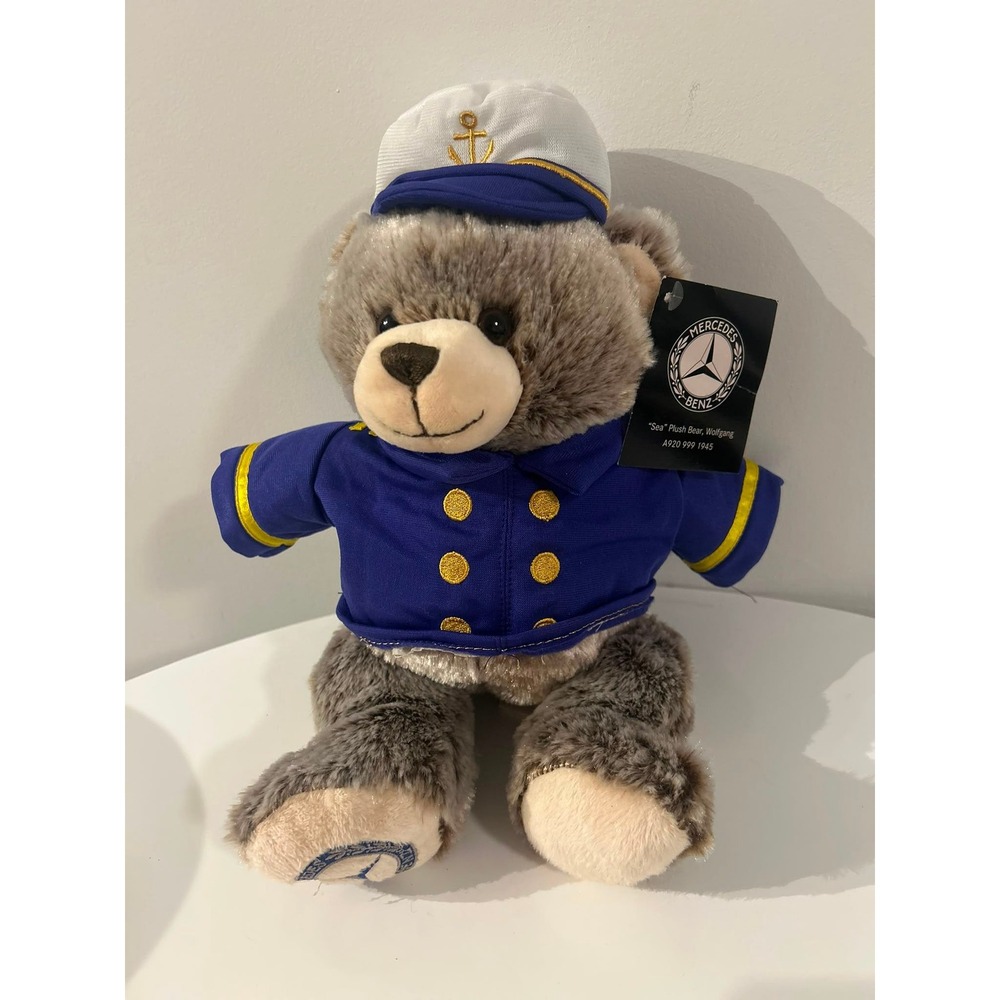 Mercedes Benz Wolfgang Sea Plush Bear Captain Sailor Uniform A9209991945 NWT